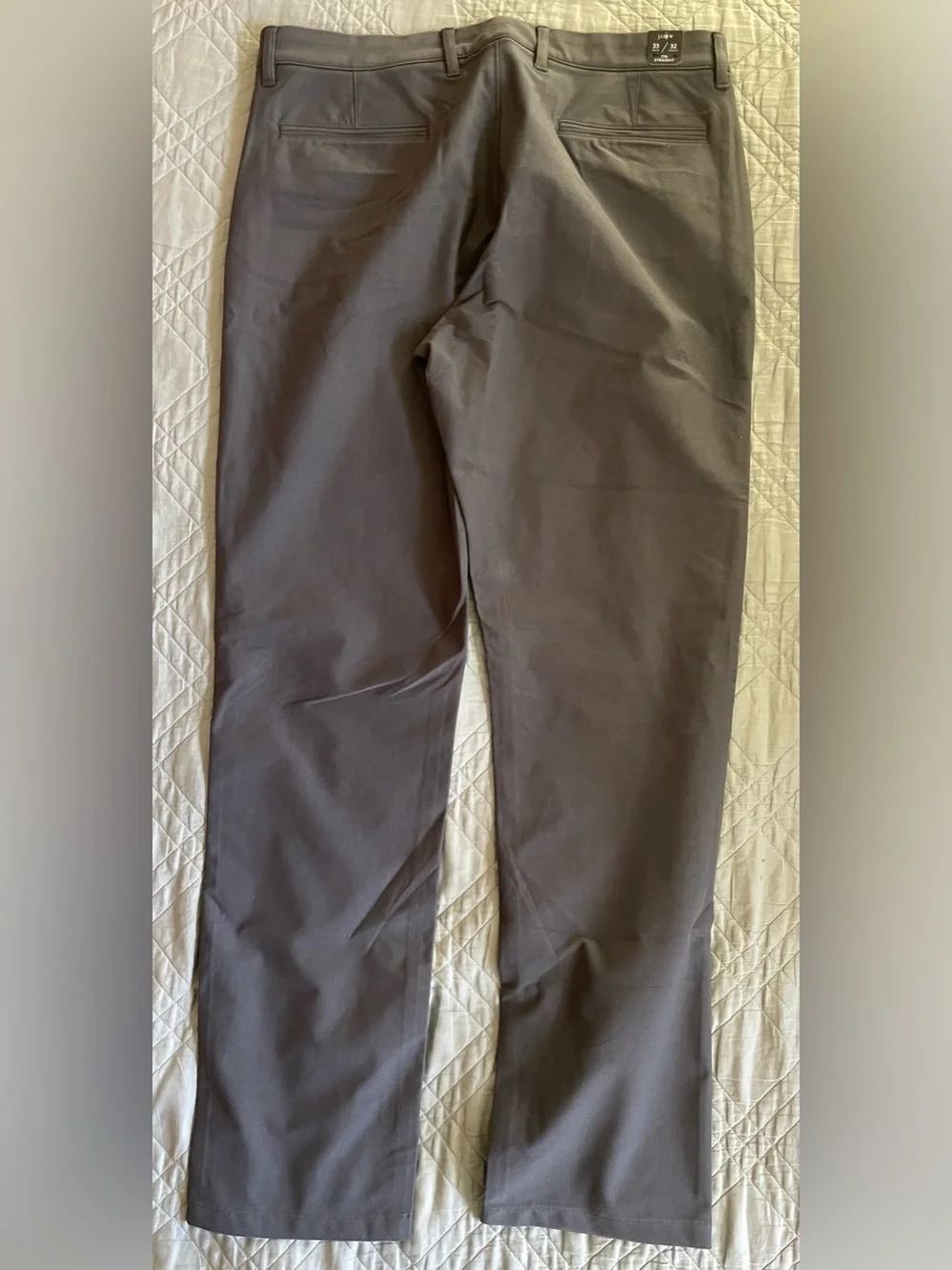 J.CREW 770 Straight-fit tech pant in Atlantic Slate Size 33 NWT $128 CH697